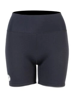 Two Bare Feet Womens Aspect Fleece Lined Zipless Thermal 2.5mm Superstretch Wetsuit Top & Hotpants Set (Black/Grey) -Glider Wetsuit Store wswyss 2 1